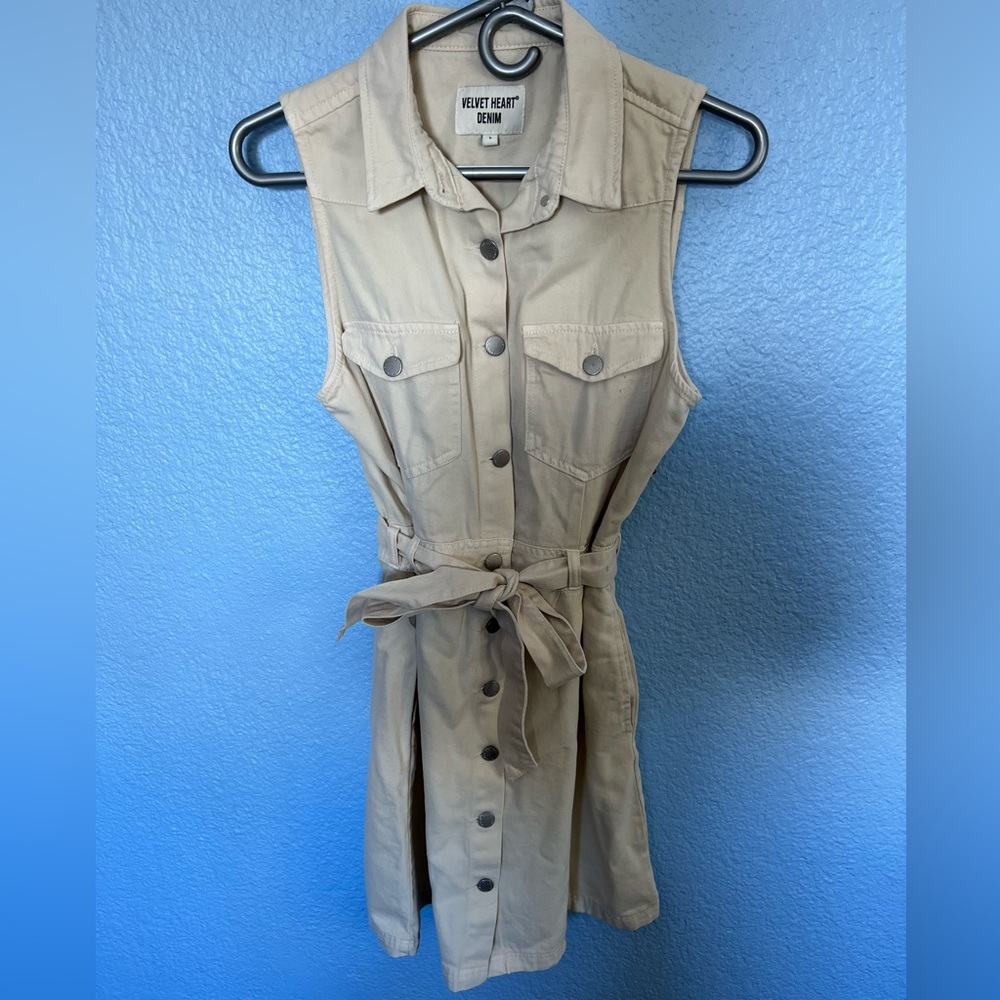 Denim dress